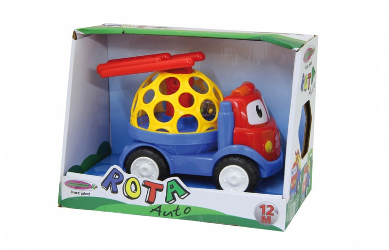 vrachtwagen met ladder 21 cm multicolor