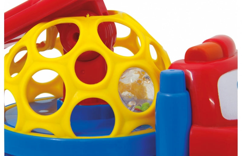 vrachtwagen met ladder 21 cm multicolor