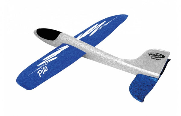 werpvliegtuig Pilo foam junior grijs 46 cm