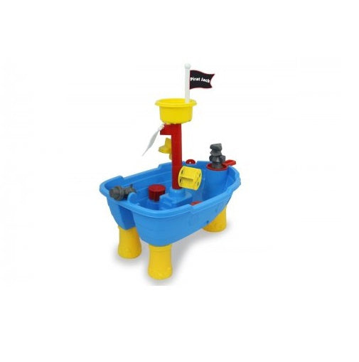 zand- en watertafel junior 29,5 x 58 cm blauw 21-delig