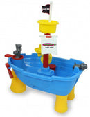 zand- en watertafel junior 29,5 x 58 cm blauw 21-delig