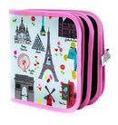 krijtboek Parijs 20 cm paars/blauw 5-delig