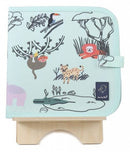 krijtboek safari 20 cm blauw 5-delig