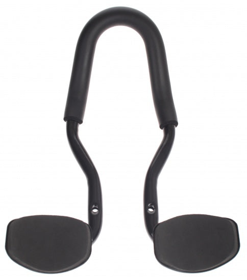 Opzetstuur Tranz X Tri-bar JD802 met schuim 25,4 mmm - zwart