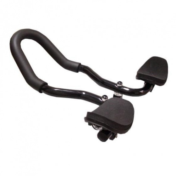 Opzetstuur Tranz X Tri-bar JD802 met schuim 25,4 mmm - zwart