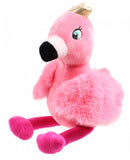 flamingoknuffel junior pluche 20 cm roze