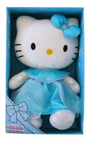 Hello Kitty Knuffel Princess meisjes blauw 17 cm