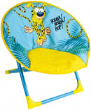kinderstoel Marsupilami 47 x 54 cm opvouwbaar blauw/geel
