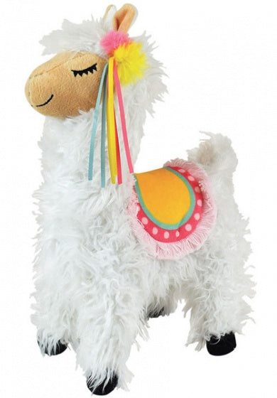 knuffel Lola Lama junior 30 cm wit