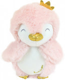 knuffel Luminou pinguin lichtgevend 14 cm pluche lichtroze
