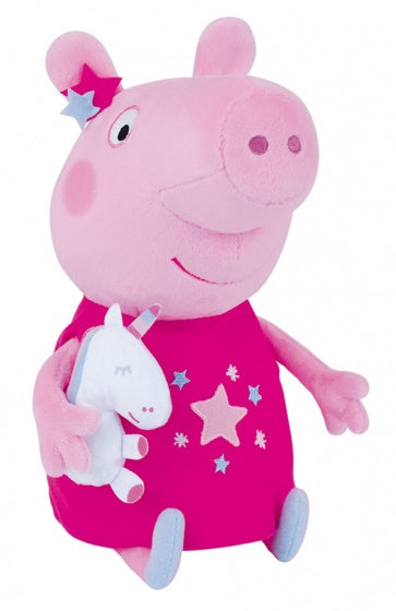 knuffel Peppa Pig 22 cm pluche roze