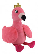 knuffel/pyjamazak Flamingo 42 cm junior roze