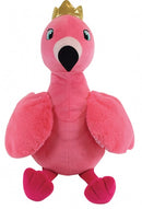 knuffel/pyjamazak Flamingo 42 cm junior roze