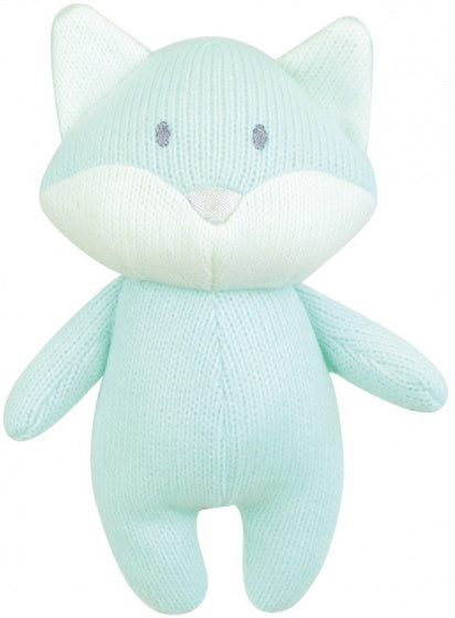 knuffel Tricotou vos  20 cm polyester groen/wit
