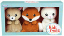 knuffeldieren Kidimols junior 15 cm pluche 3 stuks