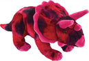 knuffeldino junior 38 cm pluche rood