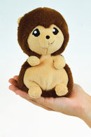 knuffelegel Kidimols Luison 15 cm pluche bruin