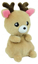 knuffelhert Kidimols Olga 15 cm pluche lichtbruin/roze