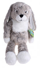 knuffelkonijn junior 65 cm pluche grijs/wit