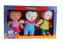 knuffelpoppen T'Choupi & Friends pluche 18 cm 3-delig