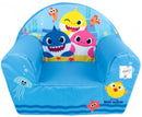 stoel Baby Shark junior 52 x 33 x 42 cm polyester blauw