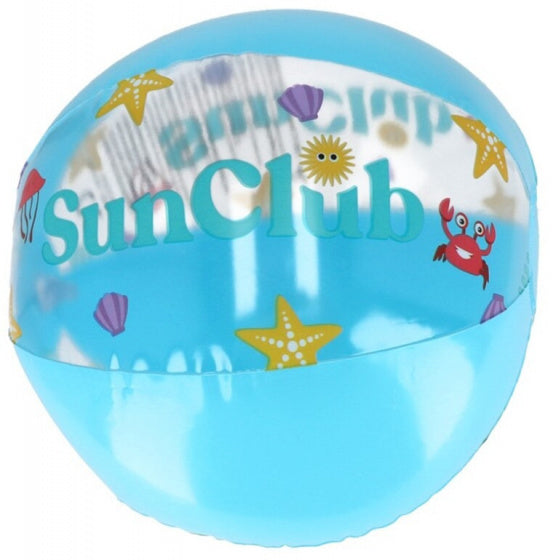 strandbal Sea Club 16 cm blauw