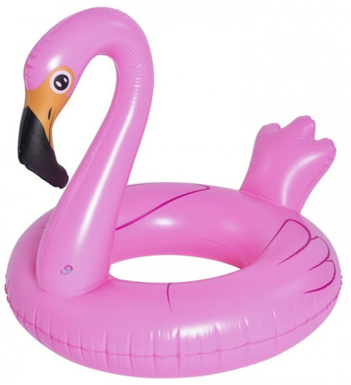 zwemband flamingo 115 x 110 cm vinyl roze