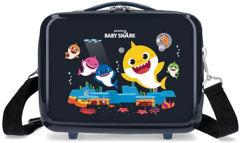 beautycase Baby Shark 29 cm zwart