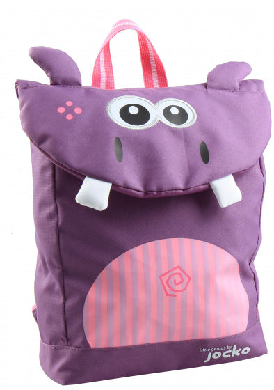 schooltas Hippo junior 7,5 liter polyester paars
