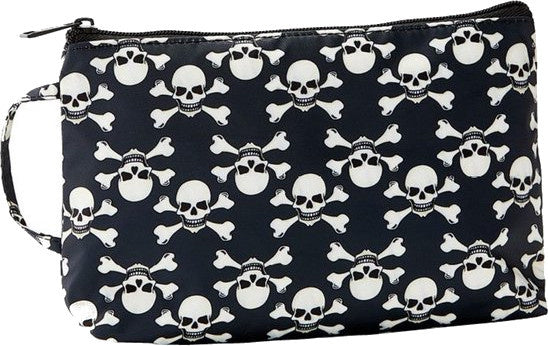 toilettas Pirate jongens 22 x 7 x 15 cm polyester zwart/wit