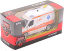 ambulance Super Cars met licht en geluid 17 cm