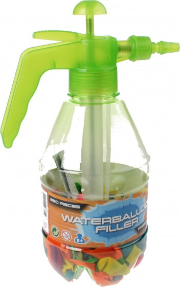 Aqua Fun ballonvuller met 250 ballonnen groen 30 cm