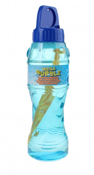 Aqua Fun bellenblaas met blaasstok 1 liter blauw