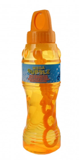 Aqua Fun bellenblaas met blaasstok 1 liter oranje