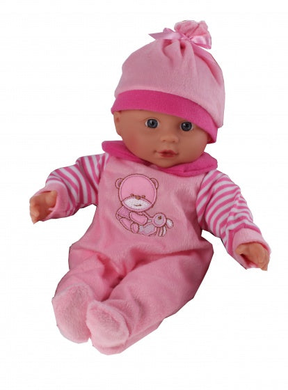 babypop Baby Rose 30 cm strepen roze