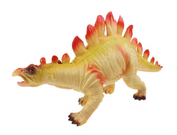 dinosaurus 45 cm geel/rood