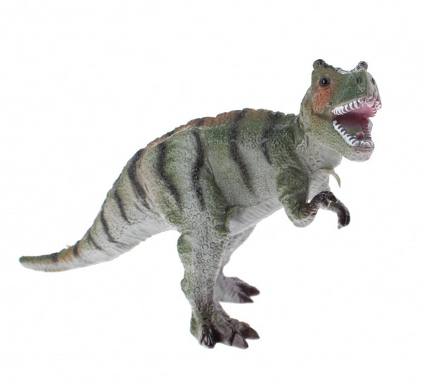 dinosaurus Animal World Alectrosaurus 17 cm grijs/groen