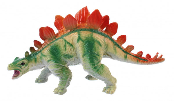 dinosaurus Animal World Miragaia 16 cm groen/oranje