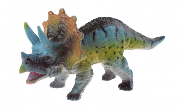 dinosaurus Animal World Triceratops 14 cm blauw