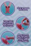 DIY-dier buddy Fuzzy Fun junior 10 x 16 cm pluche