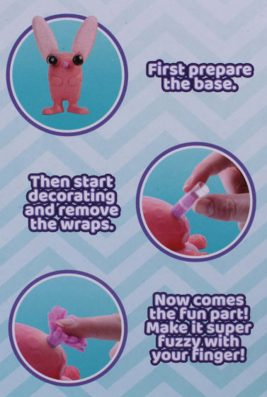 DIY-dier buddy Fuzzy Fun junior 10 x 16 cm pluche