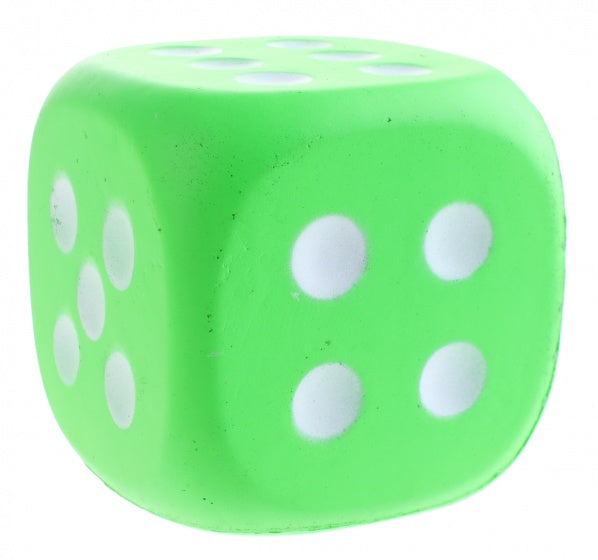 Dobbelsteen EVA foam 12 cm groen