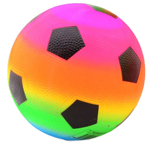 fleurige voetbal regenboog maat 5