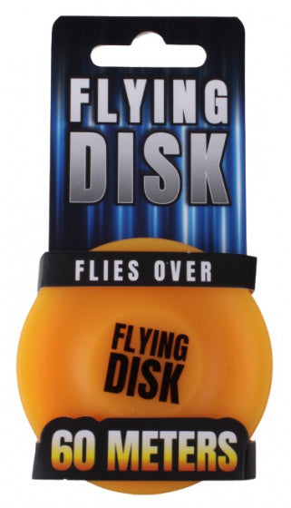 frisbee 6,5 x 1,5 cm siliconen oranje