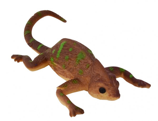 kleurveranderende kameleon junior 13,5 x 5 cm bruin