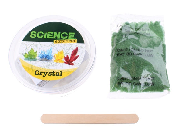 maak je eigen kristal Science Explorer 4-delig groen