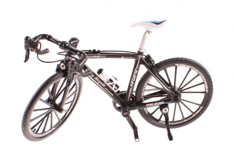 miniatuur model racefiets die-cast 18 x 5 x 10 cm 1:10 zwart