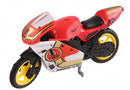 motor Super Bike 5 junior 1:24 die-cast rood/geel