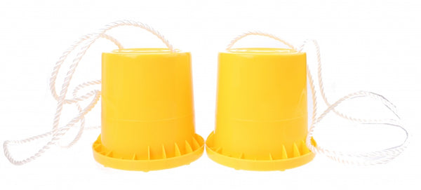 Outdoor Fun Loopklossen geel 12.5 cm