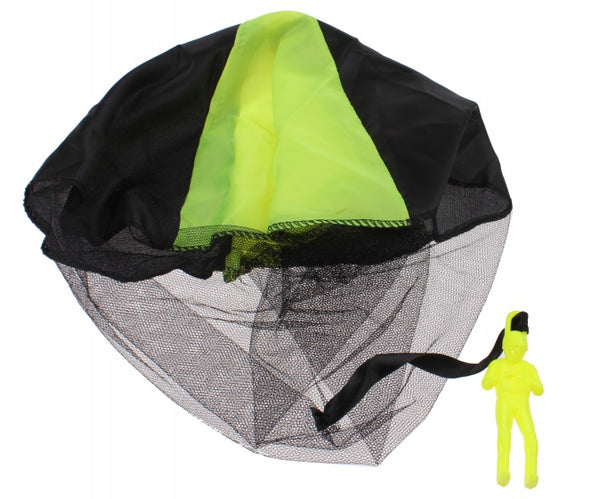 parachutespringer 9 cm geel